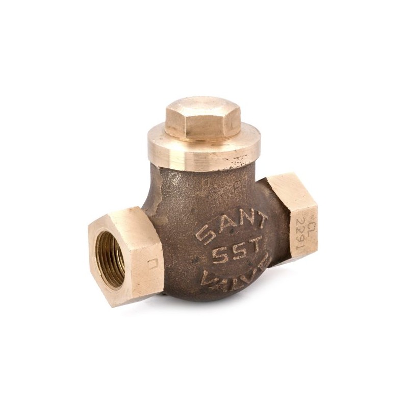 Sant Bronze Horizontal Lift Check Valve Screwed