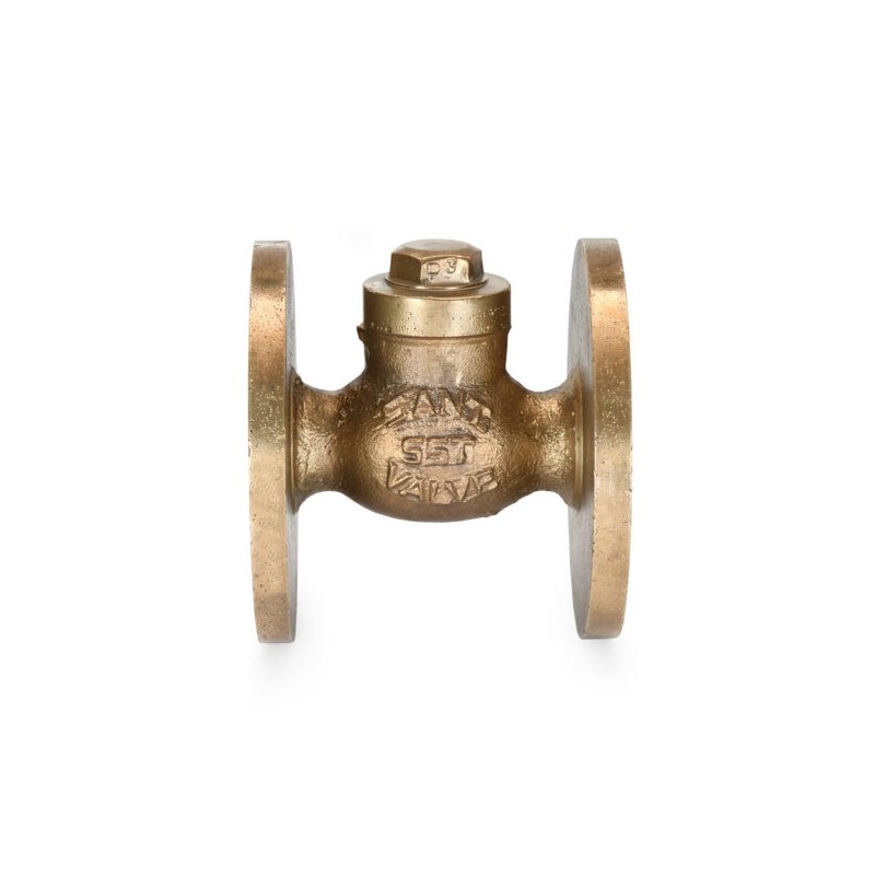 Sant Bronze Horizontal Lift Check Valve Flanges T-F Screwed