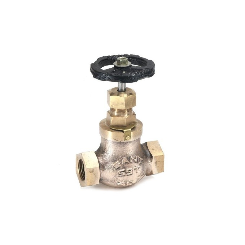 Sant Bronze Globe Steam Stop Valve