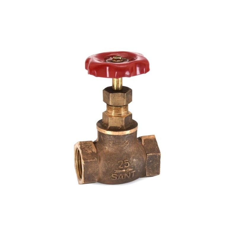 Sant Bronze Globe Valve Screwed ISI Marked