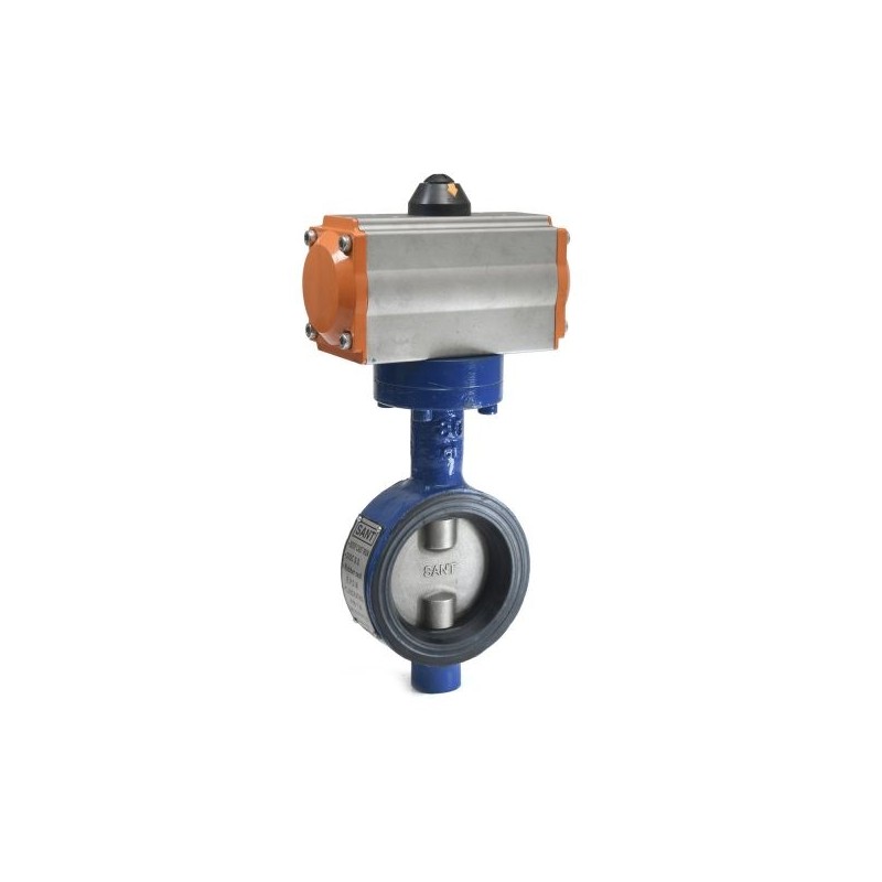 Sant CI Butterfly Valve With Pneumatic Actuator